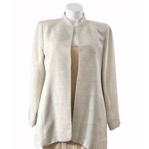 Eileen Fisher Textured Weave Open Jacket